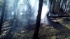 Первый лесной пожар рядом со «Столбами»